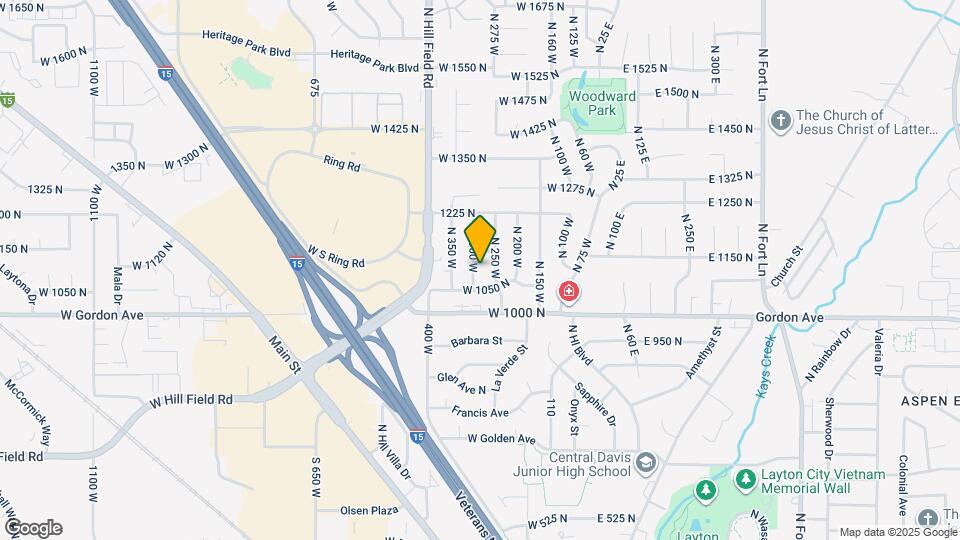 1096 N 300 W Map and Location Details