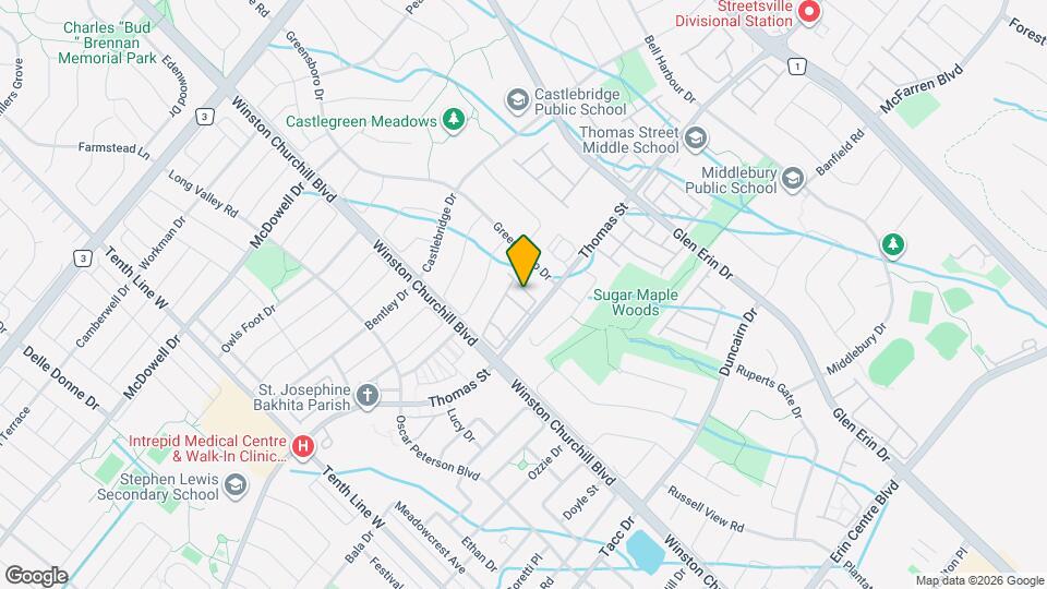 2945 Thomas St Map and Location Details