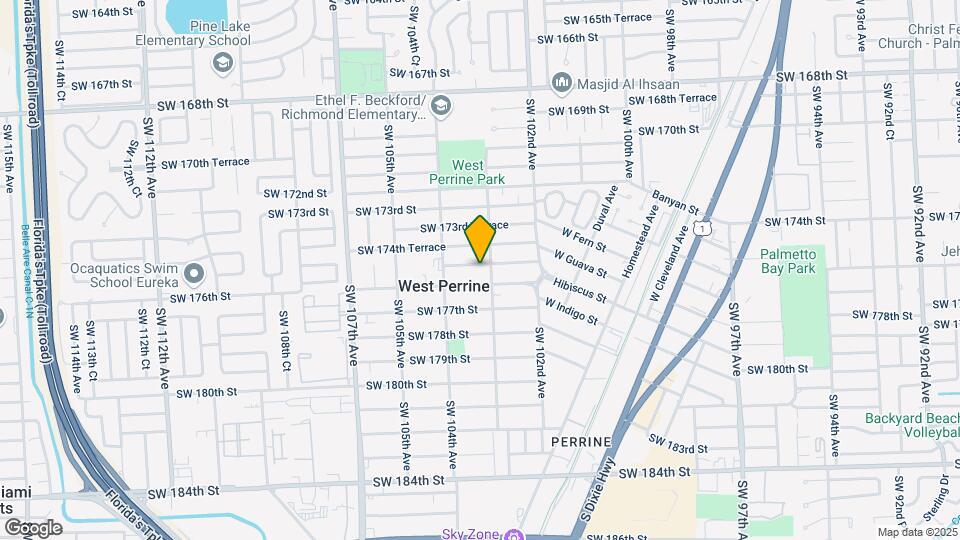 10312 SW 175th St Map and Location Details