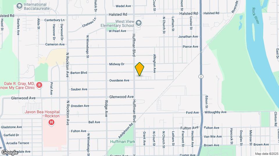 1715 Overdene Ave Mapa y Detalles de la Ubicación