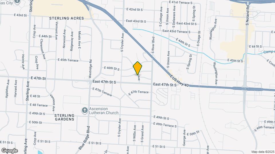 4608 S Willis Ave Map and Location Details