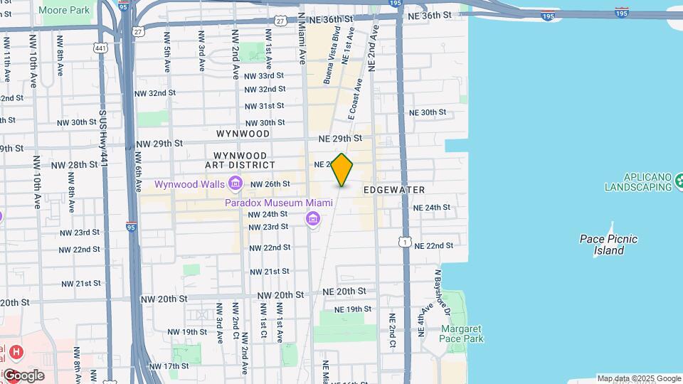 105 NE 25th St, Unit B2 Map and Location Details
