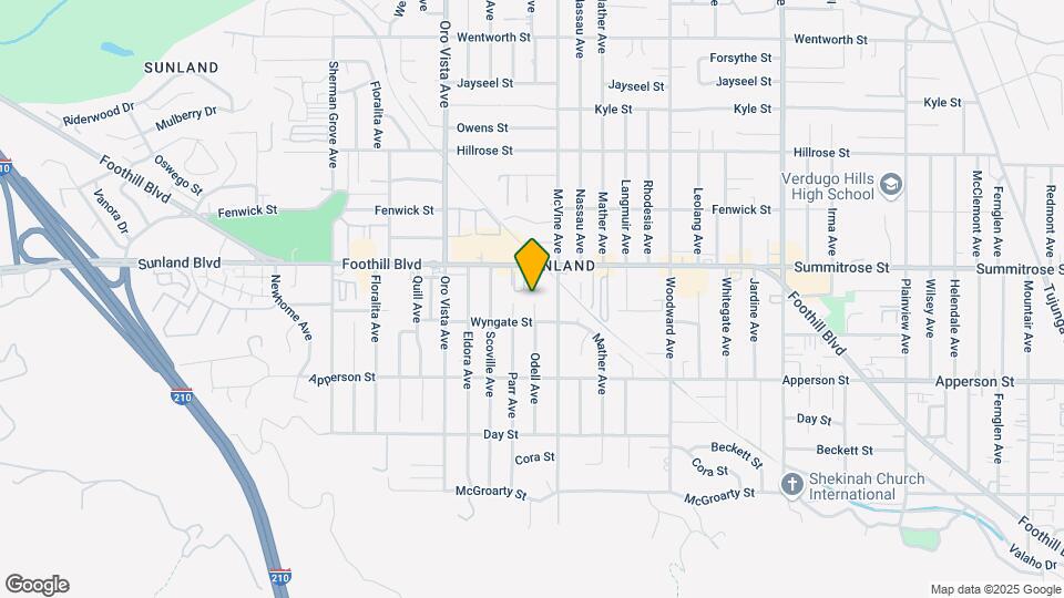 10427 Odell Ave Mapa y Detalles de la Ubicación