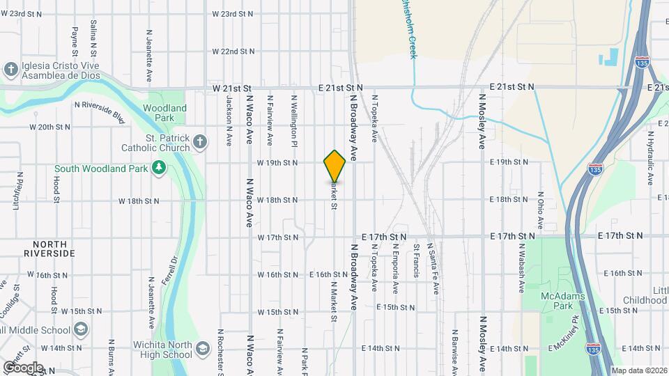 1925 N Market St Mapa y Detalles de la Ubicación