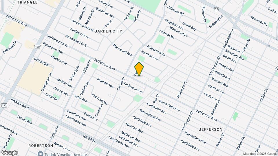 611 Jefferson Avenue Map and Location Details