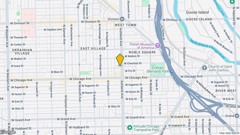846 N Ashland Ave Map and Location Details