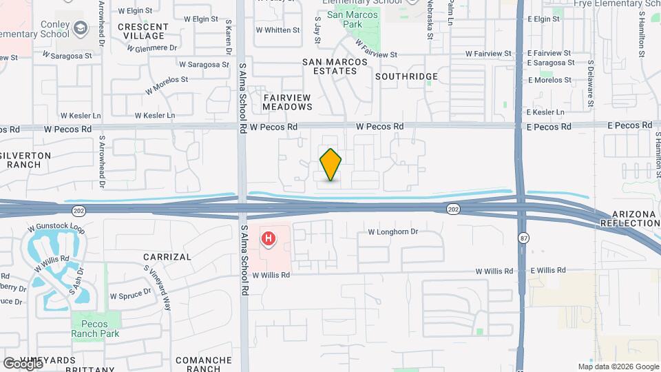 744 W Flintlock Way Map and Location Details