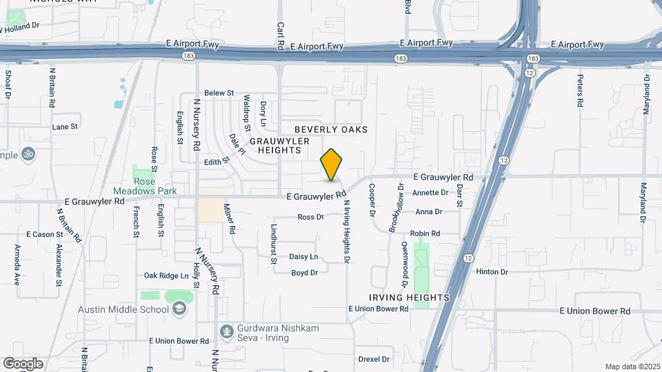 1510 Blackwell Dr Map and Location Details
