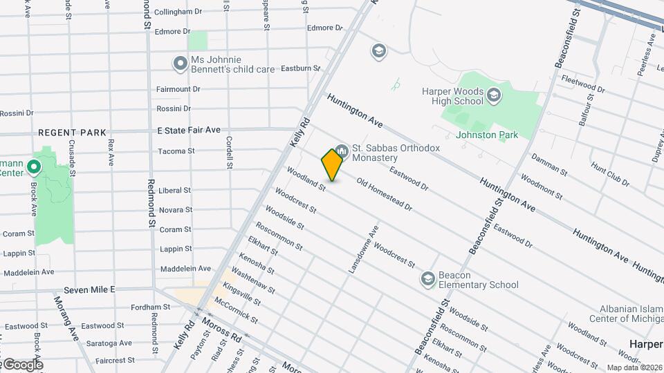 18771 Woodland St Map and Location Details