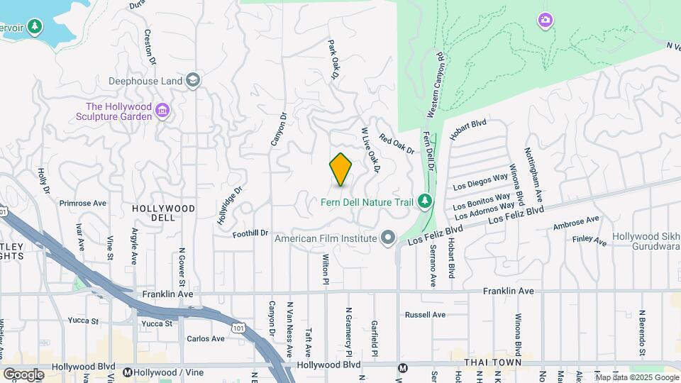 5649 Valley Oak Dr Map and Location Details