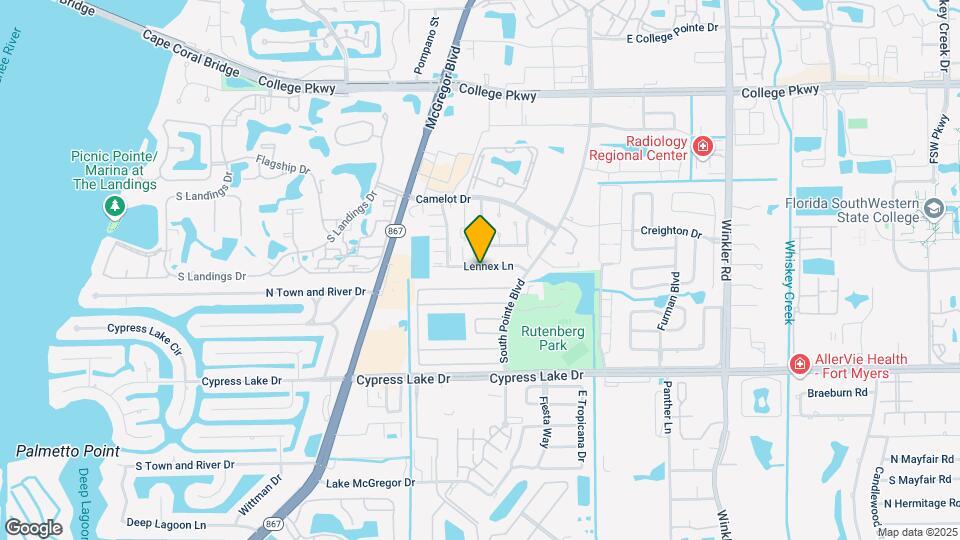 9327 Lennex Ln Map and Location Details