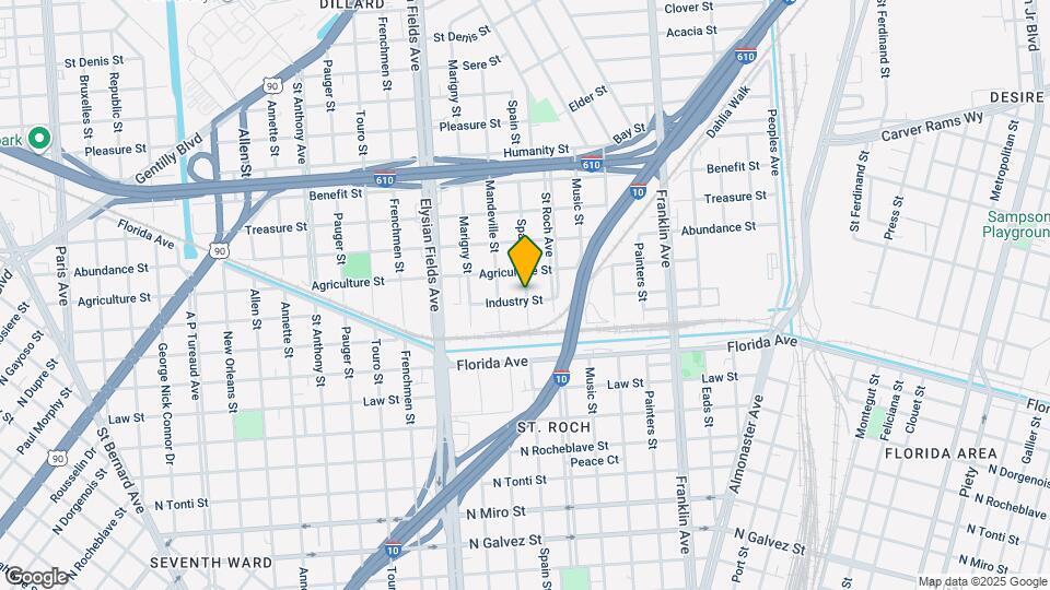 2810 Spain St Map and Location Details