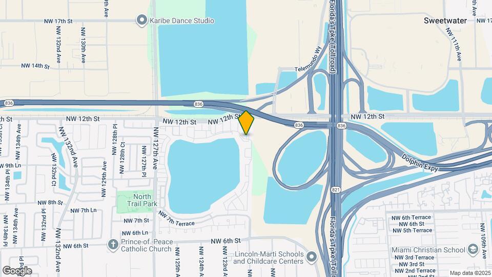 1155 NW 123rd Ct Map and Location Details