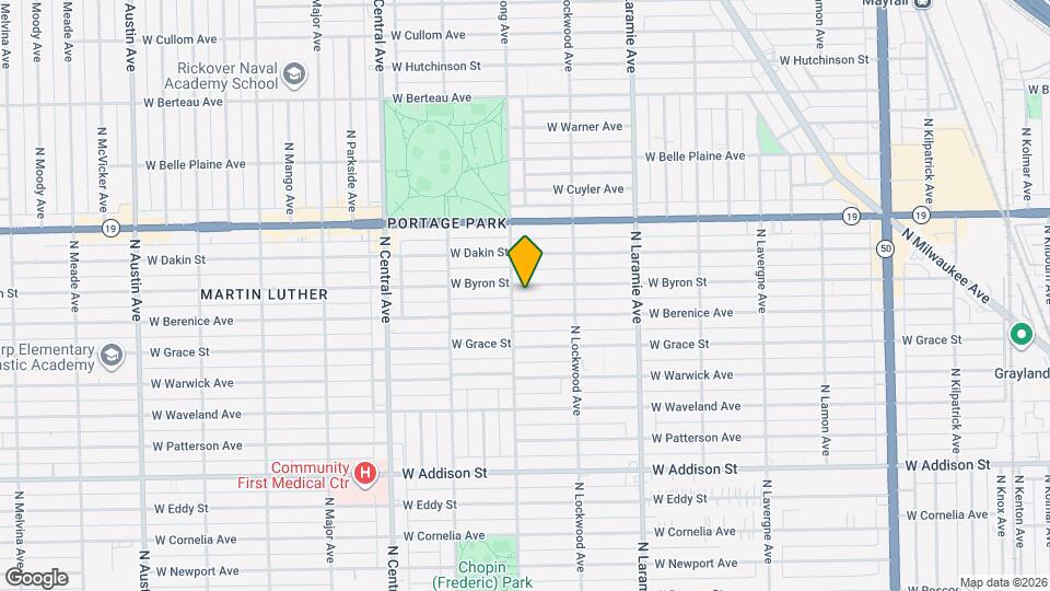 5349 W Byron St, Unit 1 Mapa y Detalles de la Ubicación