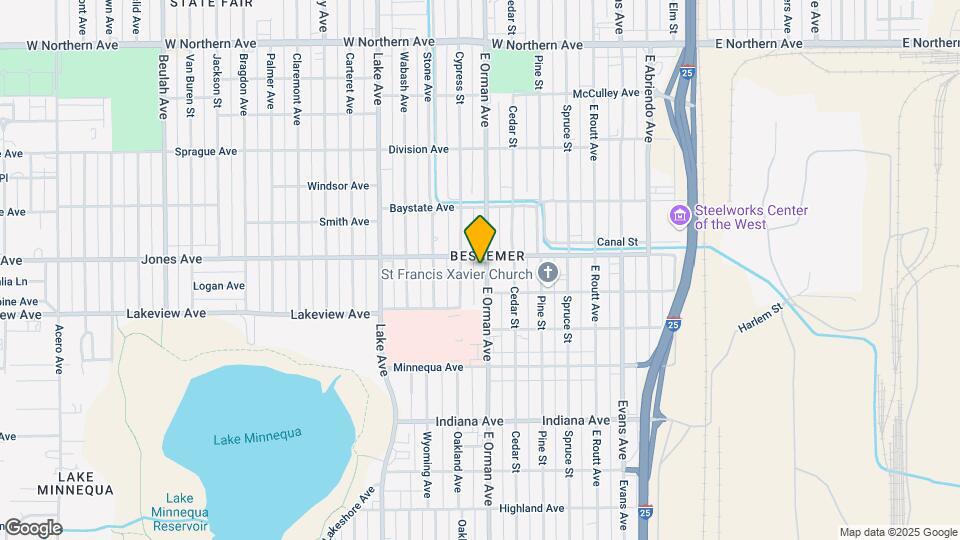 1709 E Orman Ave Map and Location Details