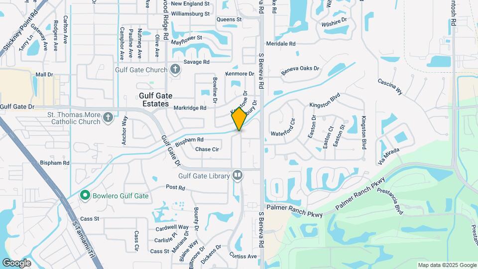 6906 Curtiss Ave Mapa y Detalles de la Ubicación