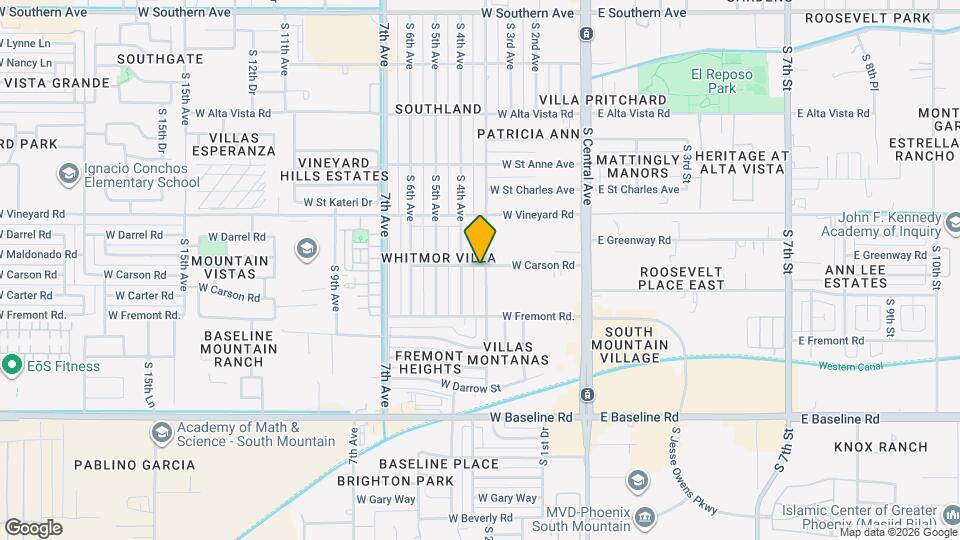 331 W Carson Rd Map and Location Details