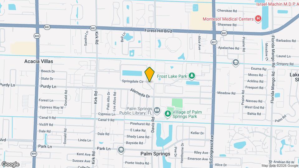 584 Springdale Cir Mapa y Detalles de la Ubicación