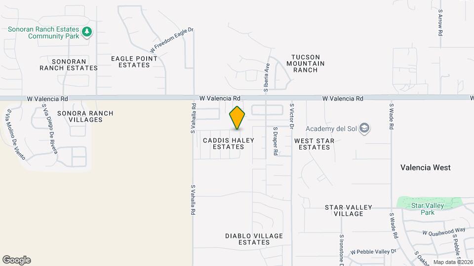 6650 S Blue Wing Dr Map and Location Details