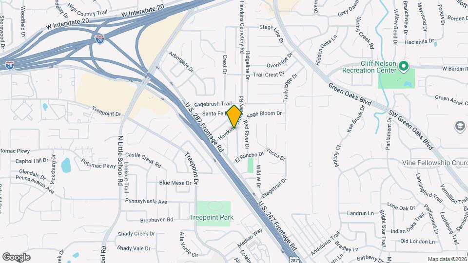 5100 Eagle Nest Dr Map and Location Details