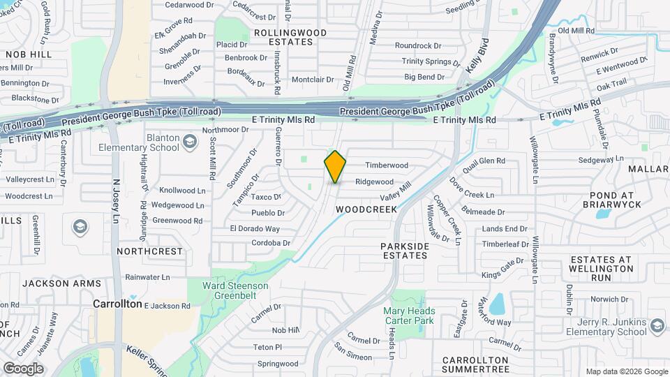 2209 Woodcreek Map and Location Details