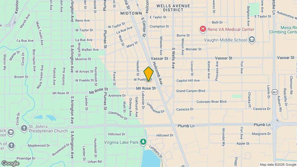 1412 Tonopah St Map and Location Details