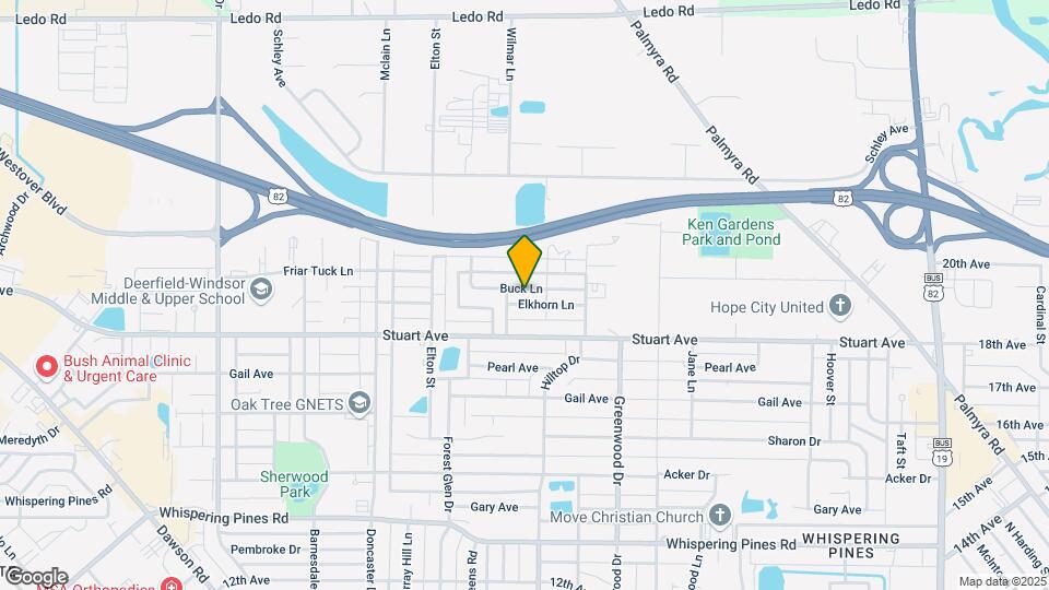 1917 Elkhorn Ln Map and Location Details
