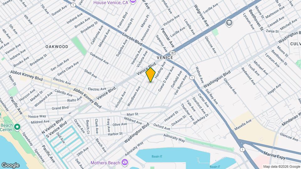 814 Crestmoore Pl Map and Location Details