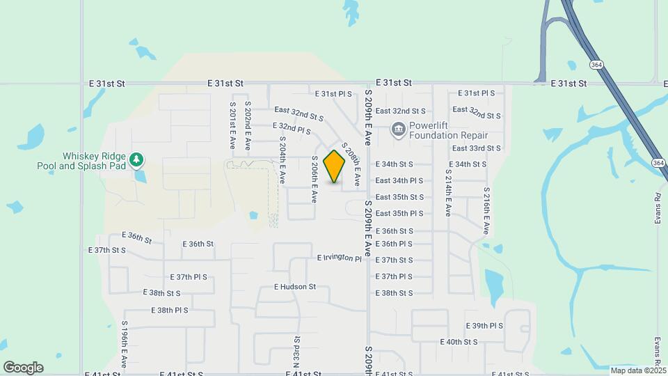 20683 East 34th Pl S Map and Location Details