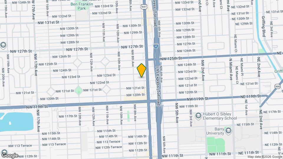 735 NW 122nd St Mapa y Detalles de la Ubicación
