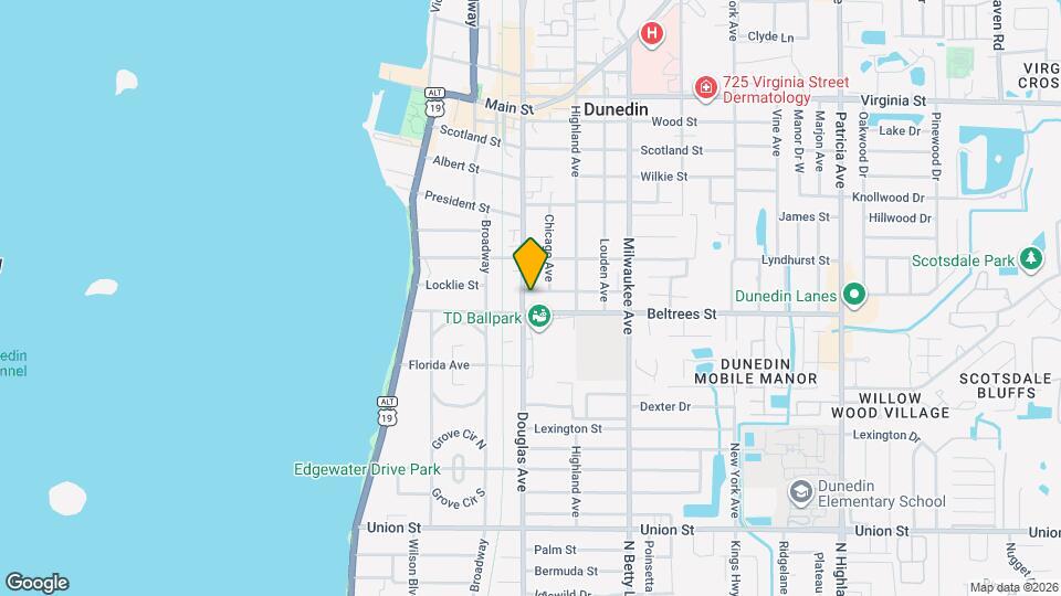 405 Dunedin Rentals LLC Mapa y Detalles de la Ubicación