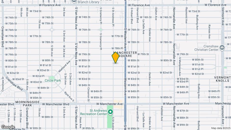 1851 W 81st St Map and Location Details