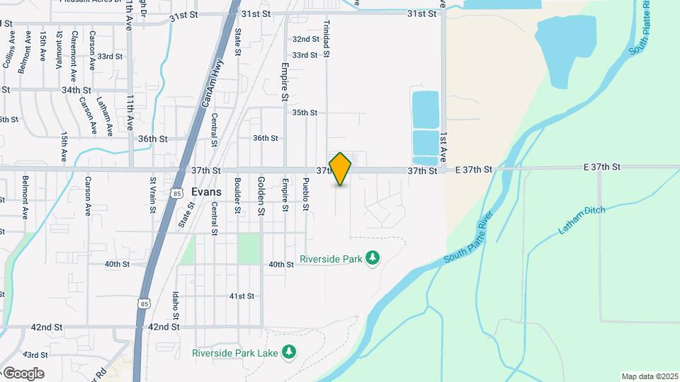 3710 Salida Ct Map and Location Details