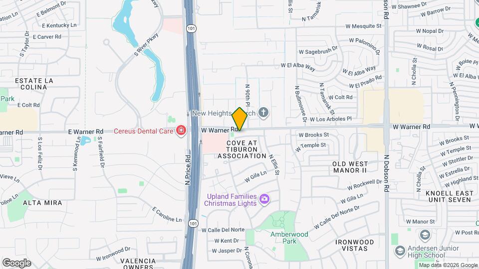 2726 W Brooks St Map and Location Details