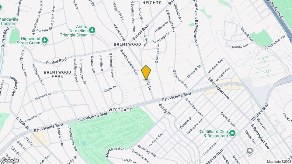 459 S Bundy Dr Mapa y Detalles de la Ubicación