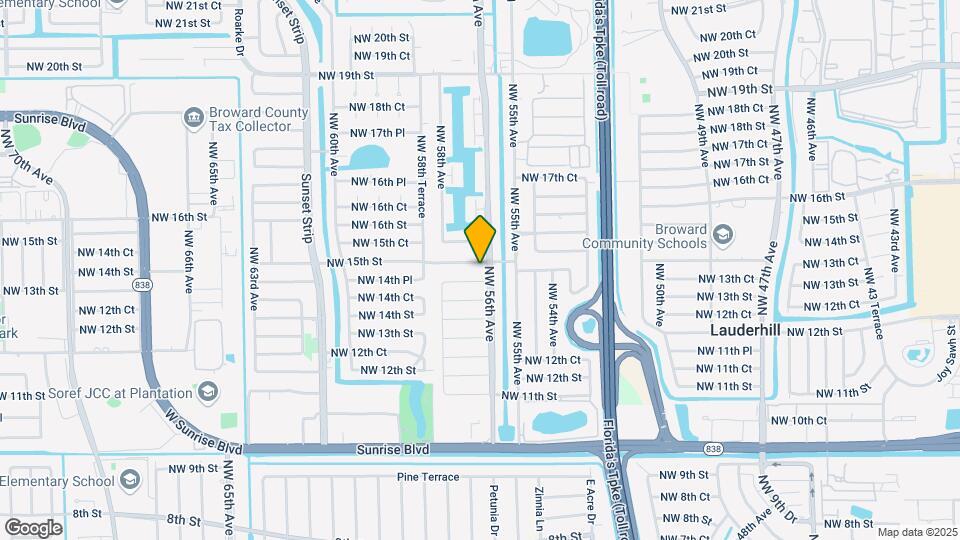 5600 NW 15th St Mapa y Detalles de la Ubicación