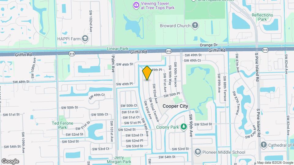 5001 SW 92nd Terrace Map and Location Details