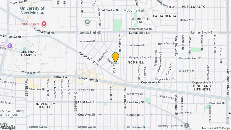 3503 Berkeley Pl NE Map and Location Details