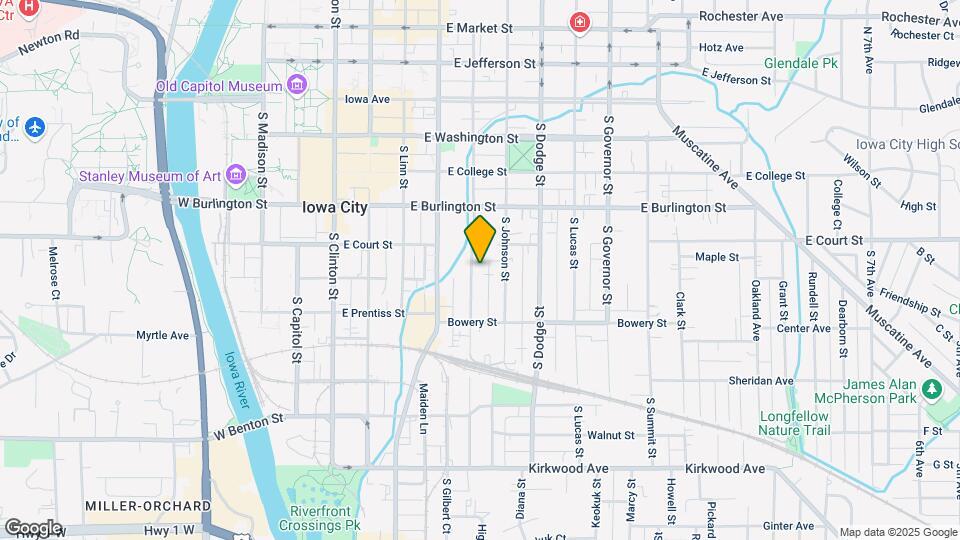 420 S Van Buren St Mapa y Detalles de la Ubicación