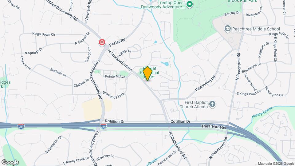 Dunwoody Trails Apartments Map and Location Details