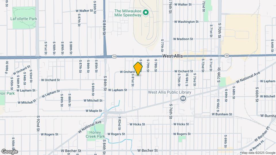1527 S 80th St Mapa y Detalles de la Ubicación