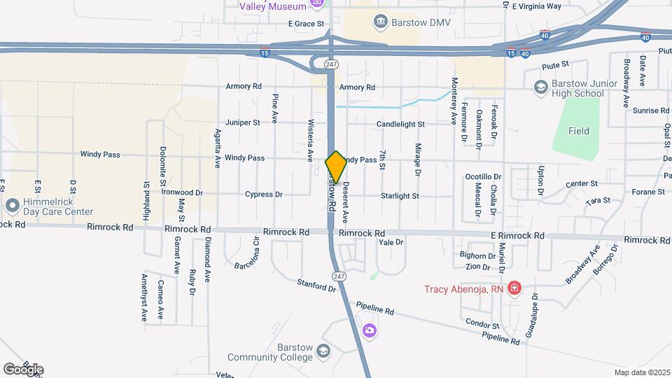 1261 Barstow Rd Mapa y Detalles de la Ubicación
