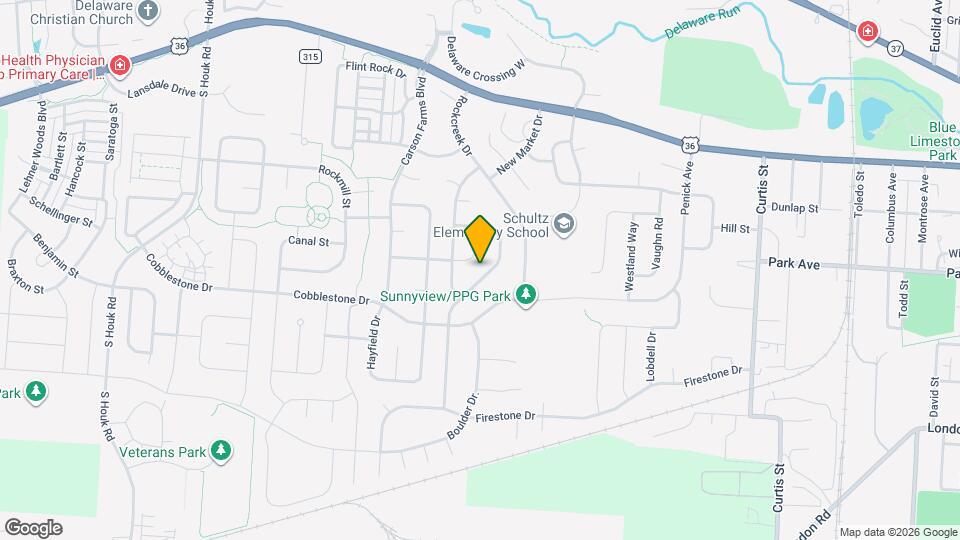 266 Hearthstone Dr Mapa y Detalles de la Ubicación