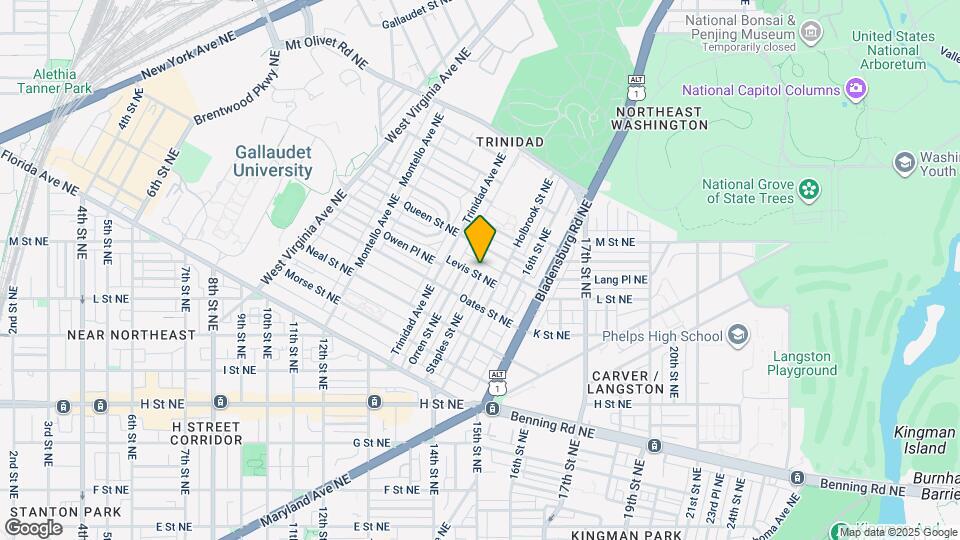 1342 Levis St NE Map and Location Details