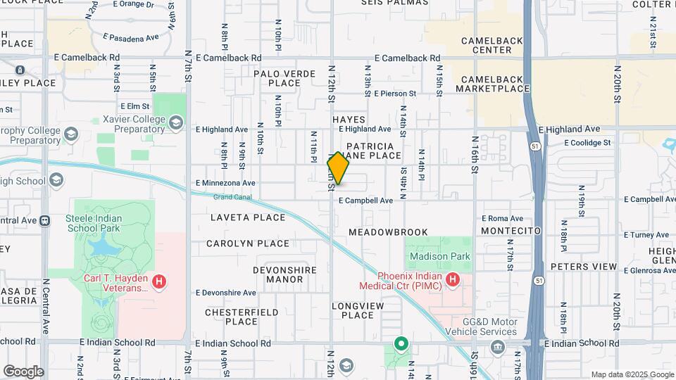 4507 N 12th St Map and Location Details