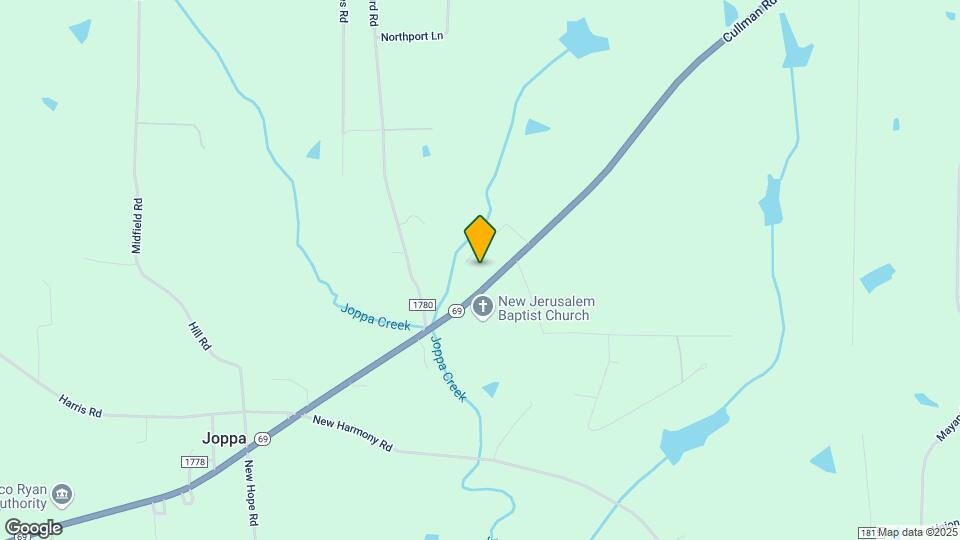 2422 Cullman Rd Map and Location Details
