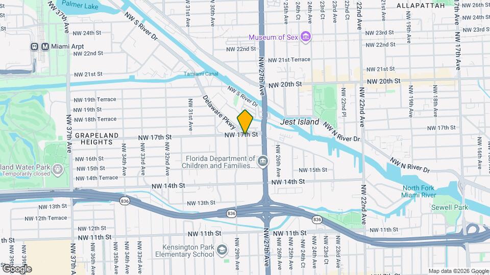 1690 NW 28th Ave, Unit 3G Mapa y Detalles de la Ubicación