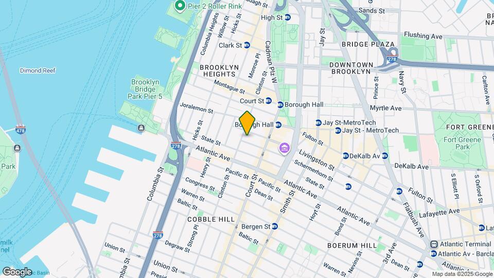 11 Schermerhorn St, Unit 2E Map and Location Details