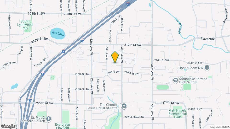 21420 49th Ct W Map and Location Details