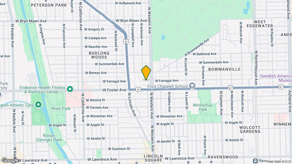 2417 W Farragut Ave Map and Location Details